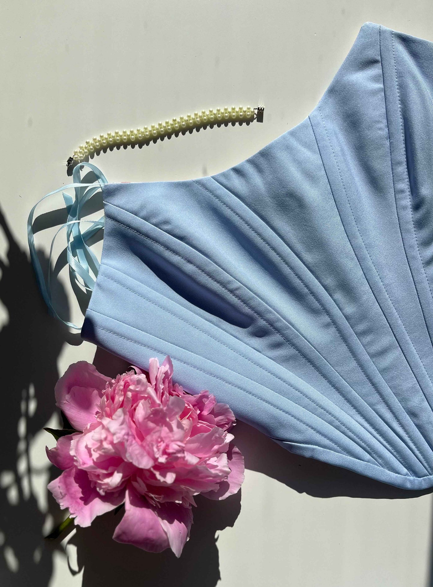 Strapless Sky blue corset🩵