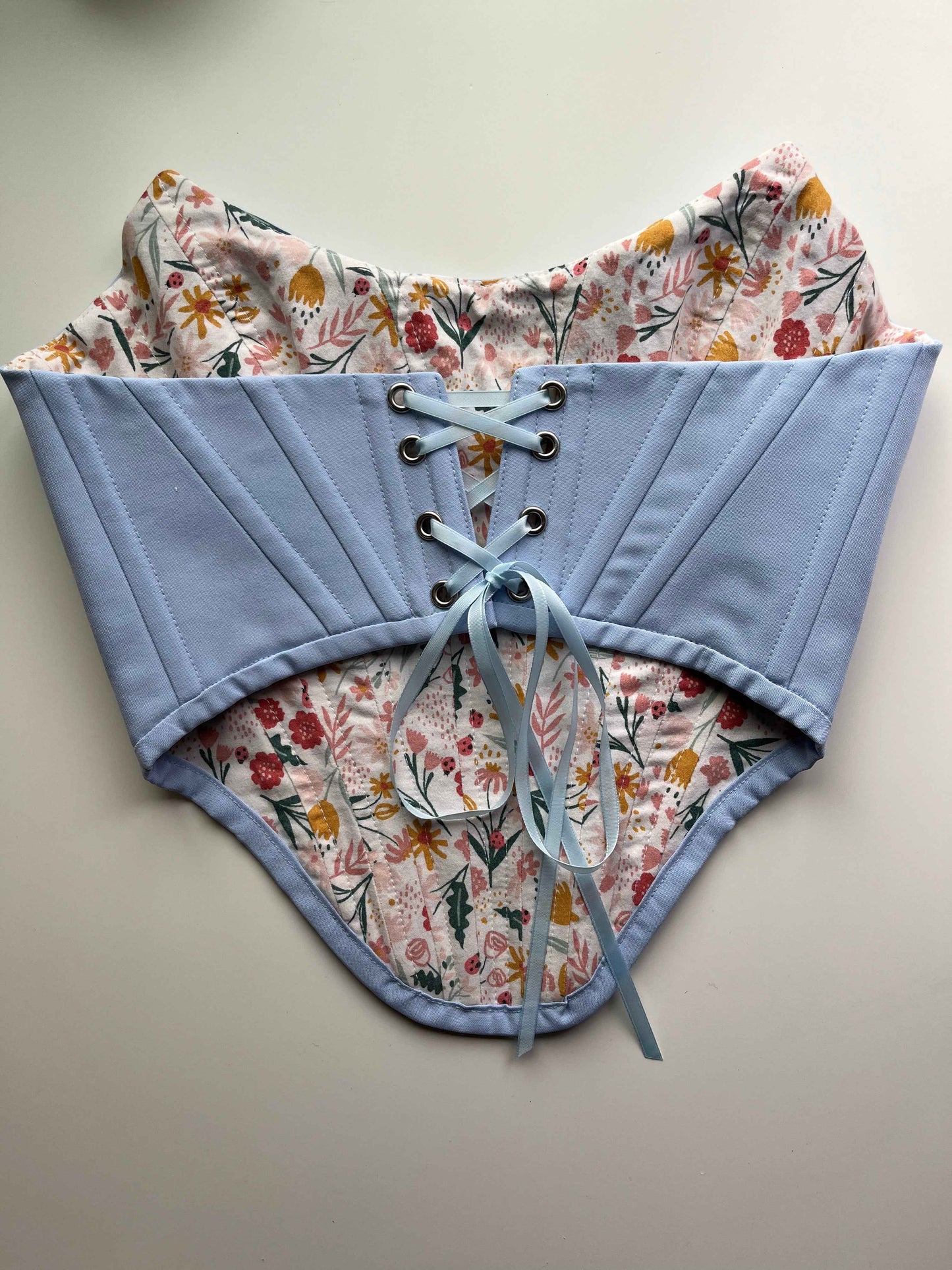 Strapless Sky blue corset🩵