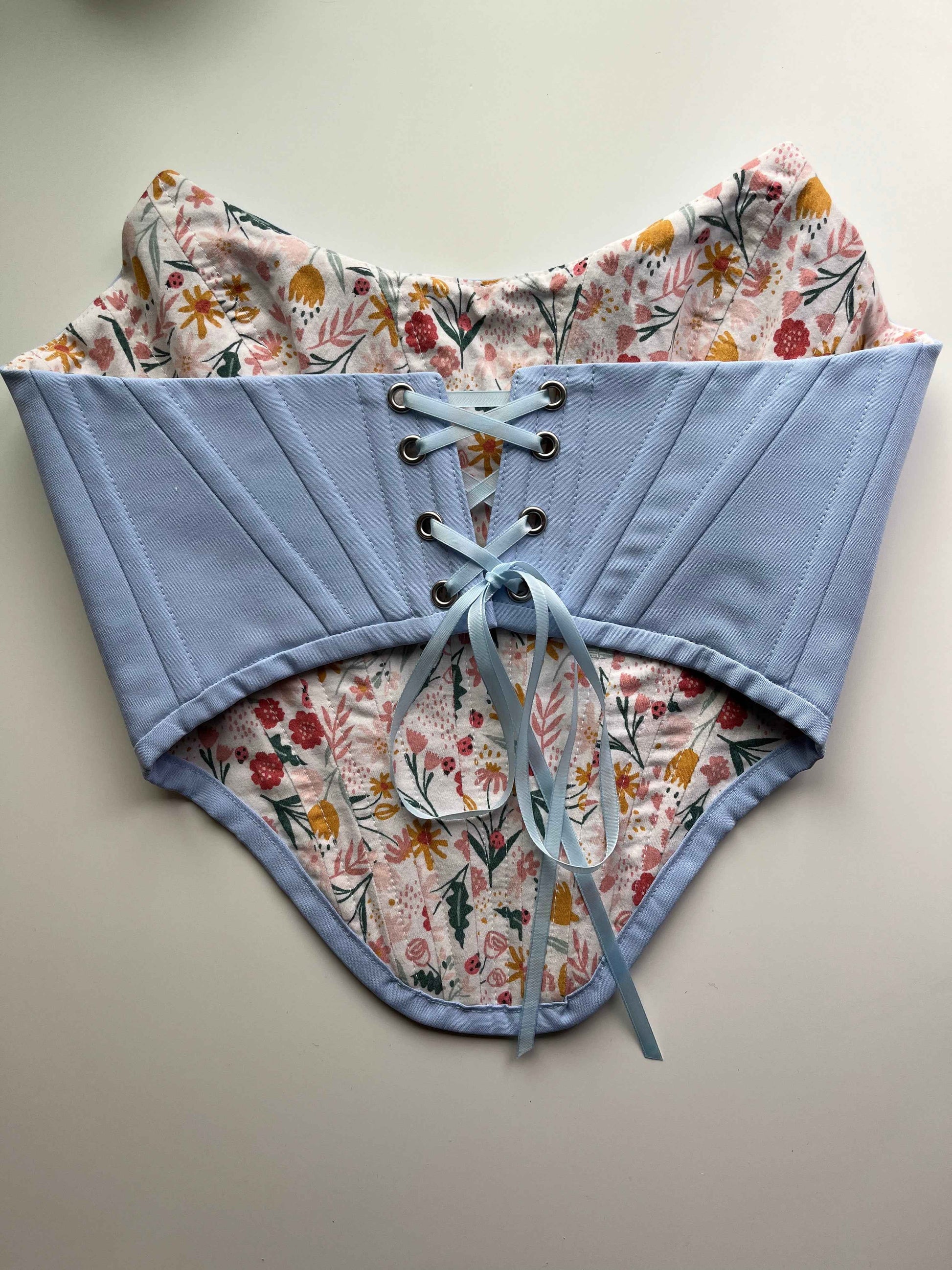 Strapless Sky blue corset🩵