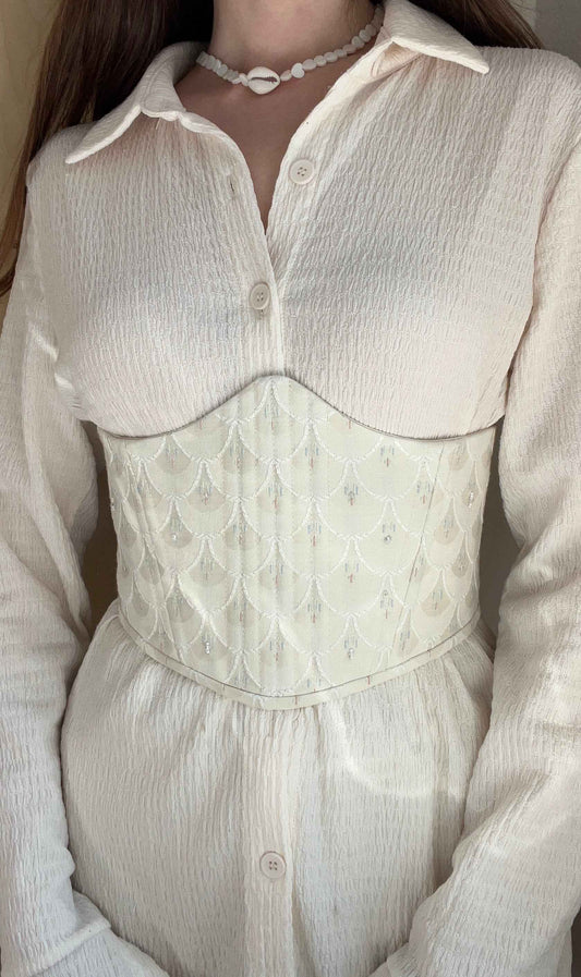 “Nerine” underbust corsage belt