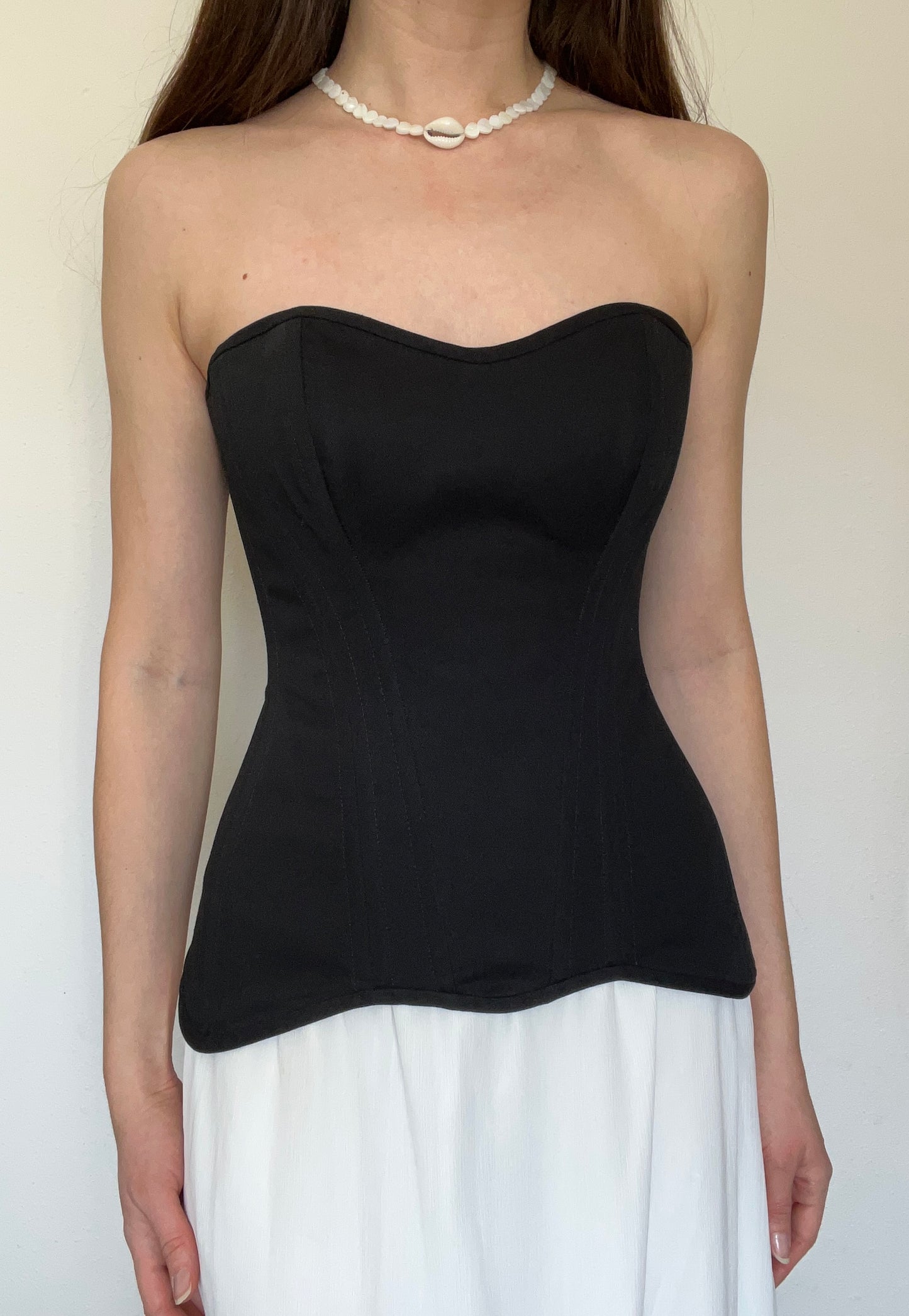 Signature Noir Strapless Corset