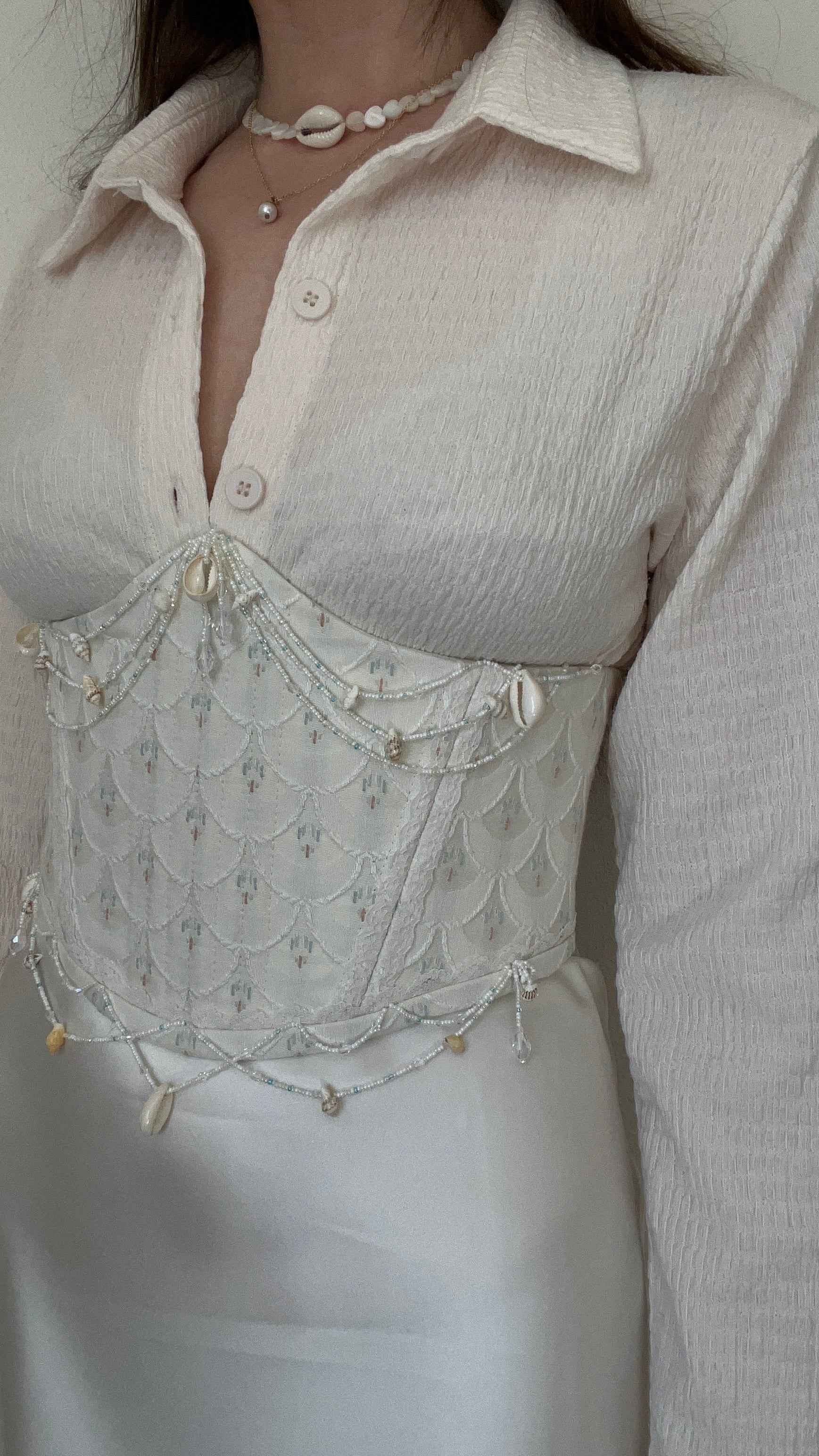 Mermaid corset belt