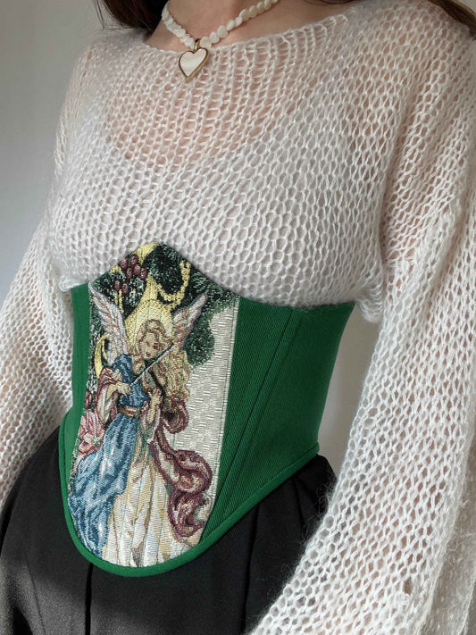 Angel tapestry Corsage belt