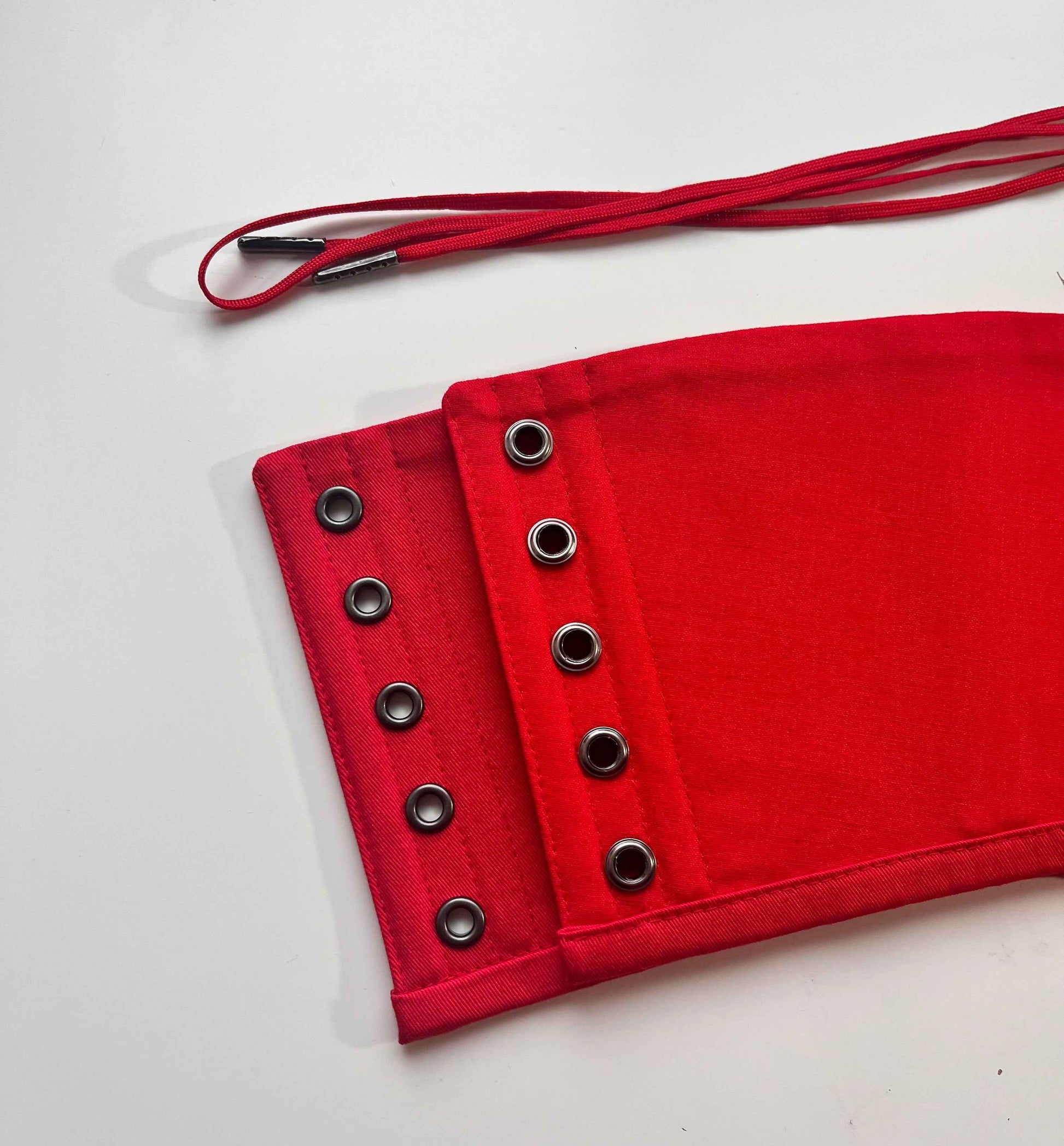 Red Toile de Jouy Corset Belt ❤️