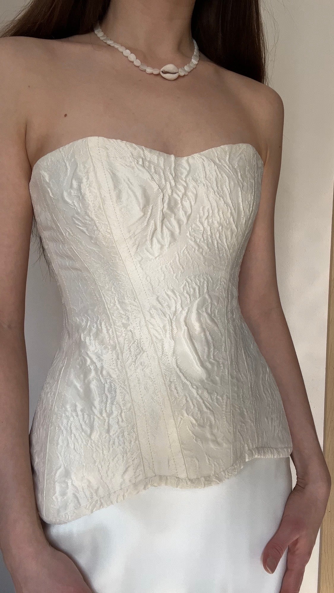 Ivory Peony Corset