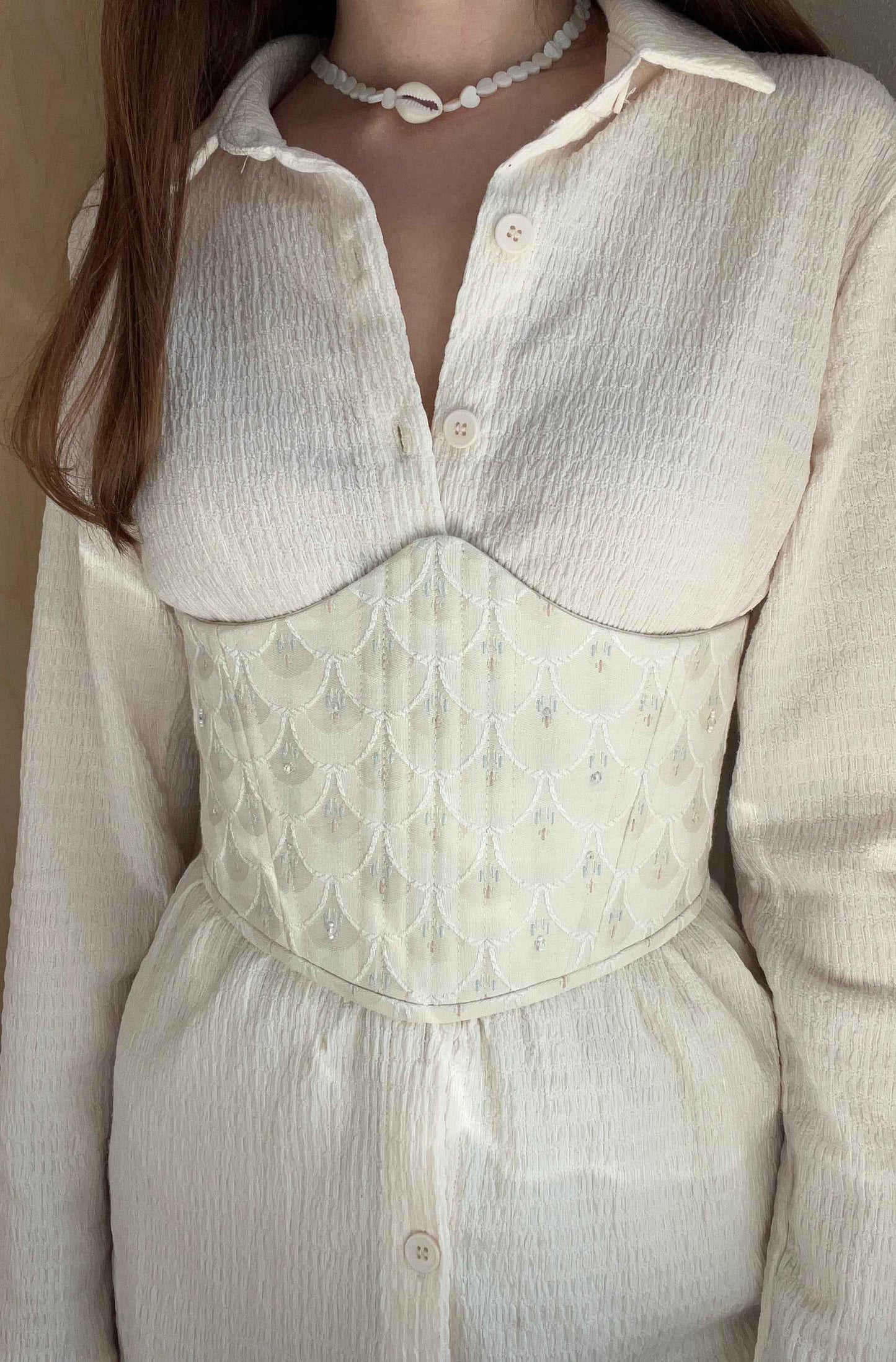 “Nerine” underbust corsage belt