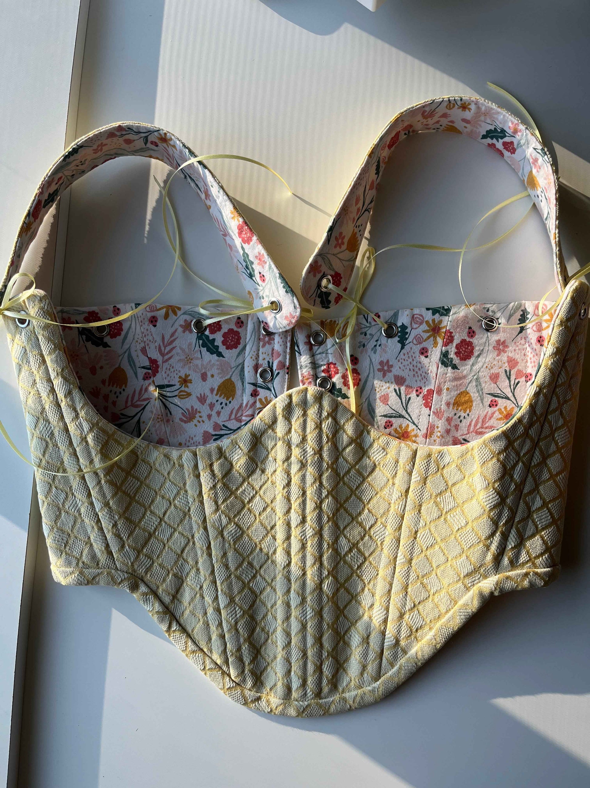 Underbust corsage “ Buttercup” , M-L