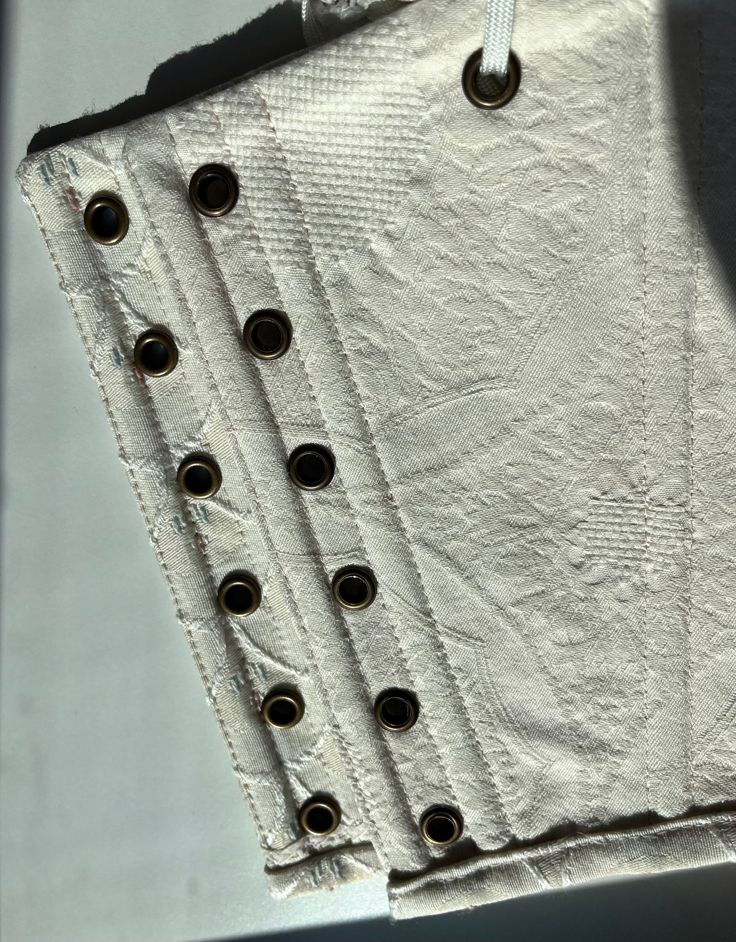 Heirloom Ivory corset, one-of-a-kind, size S