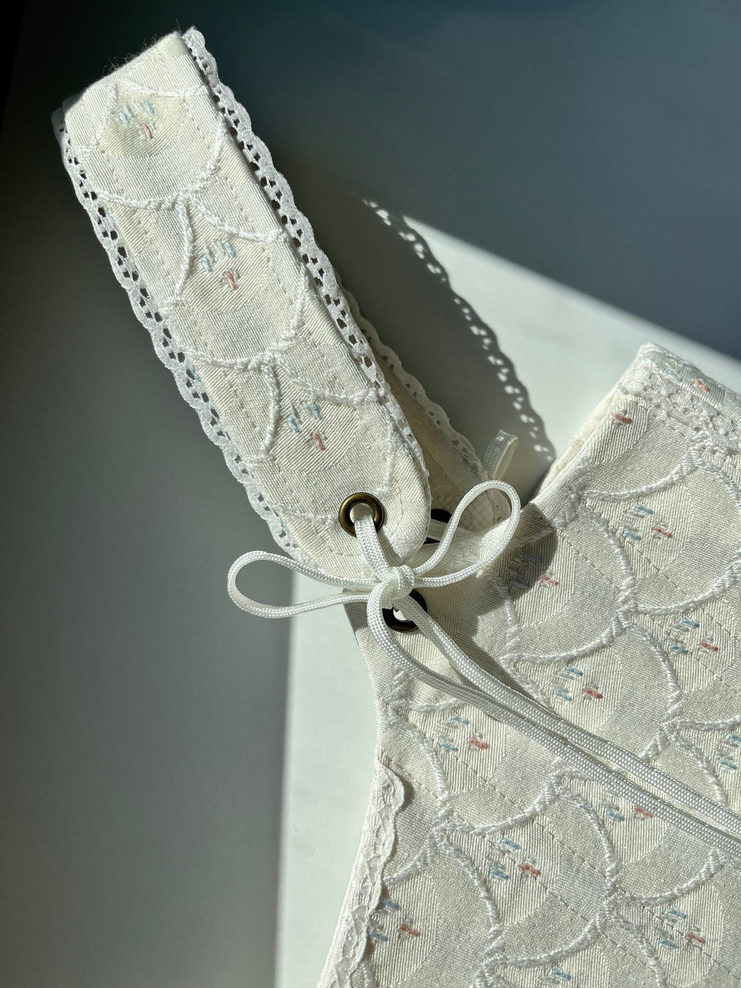 Heirloom Ivory corset, one-of-a-kind, size S