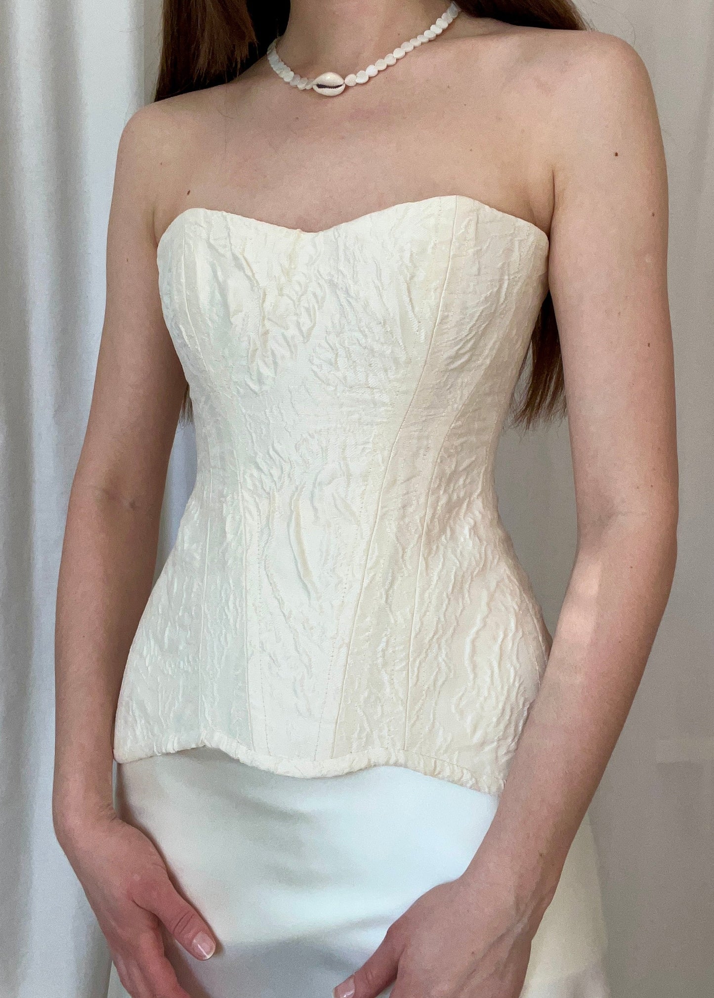 Ivory Peony Corset