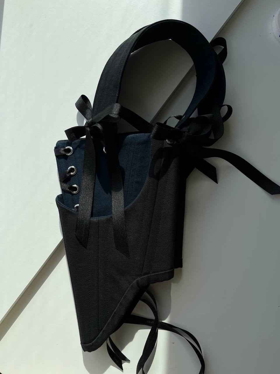 Black Underbust Corset for Stunning Silhouette 🖤