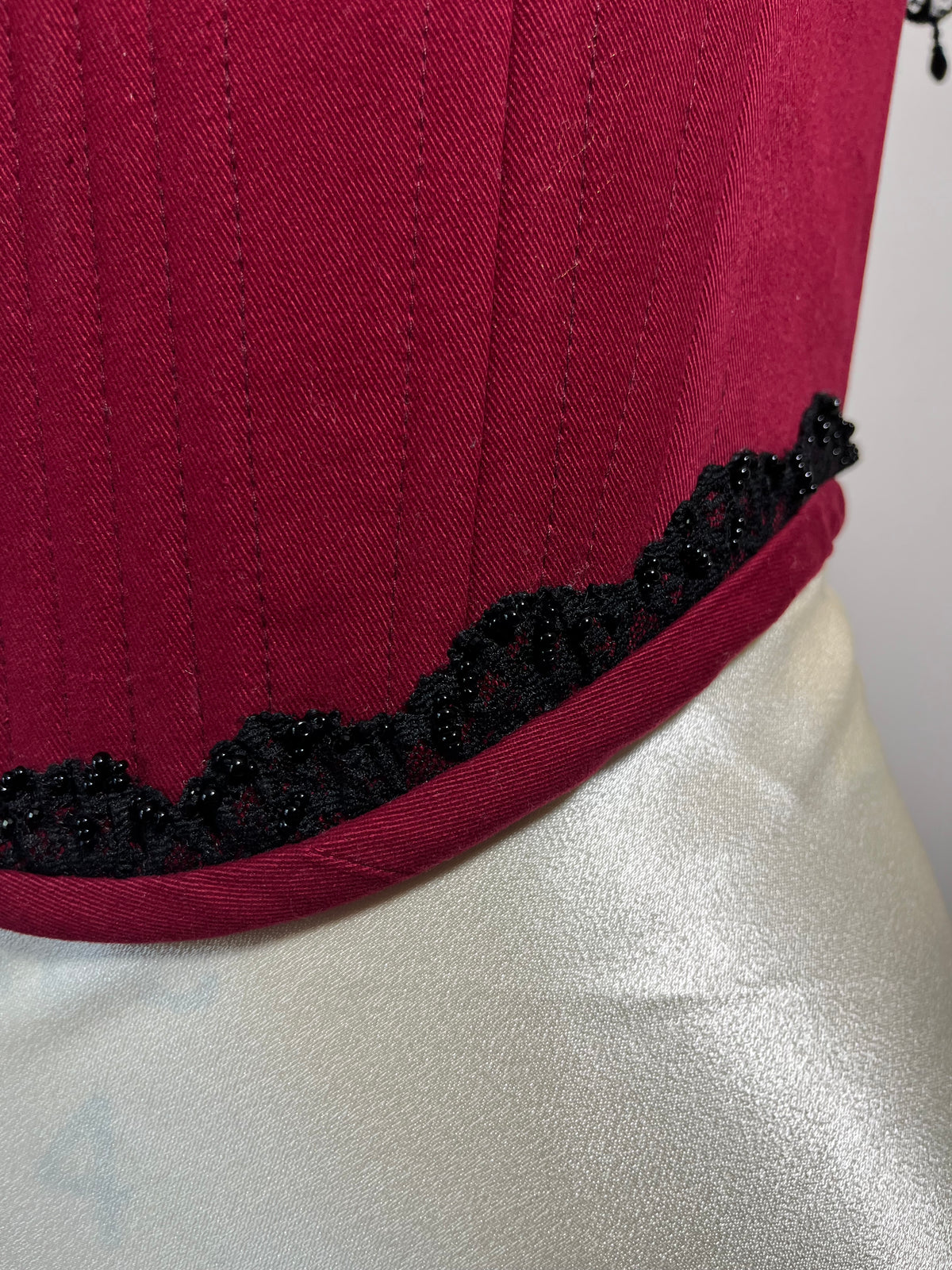 Crimson nocturne corset