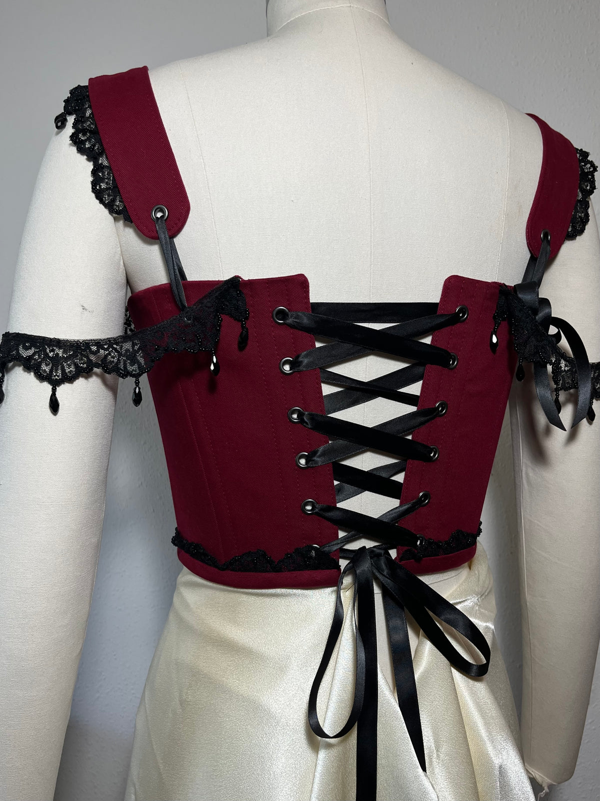 Crimson nocturne corset