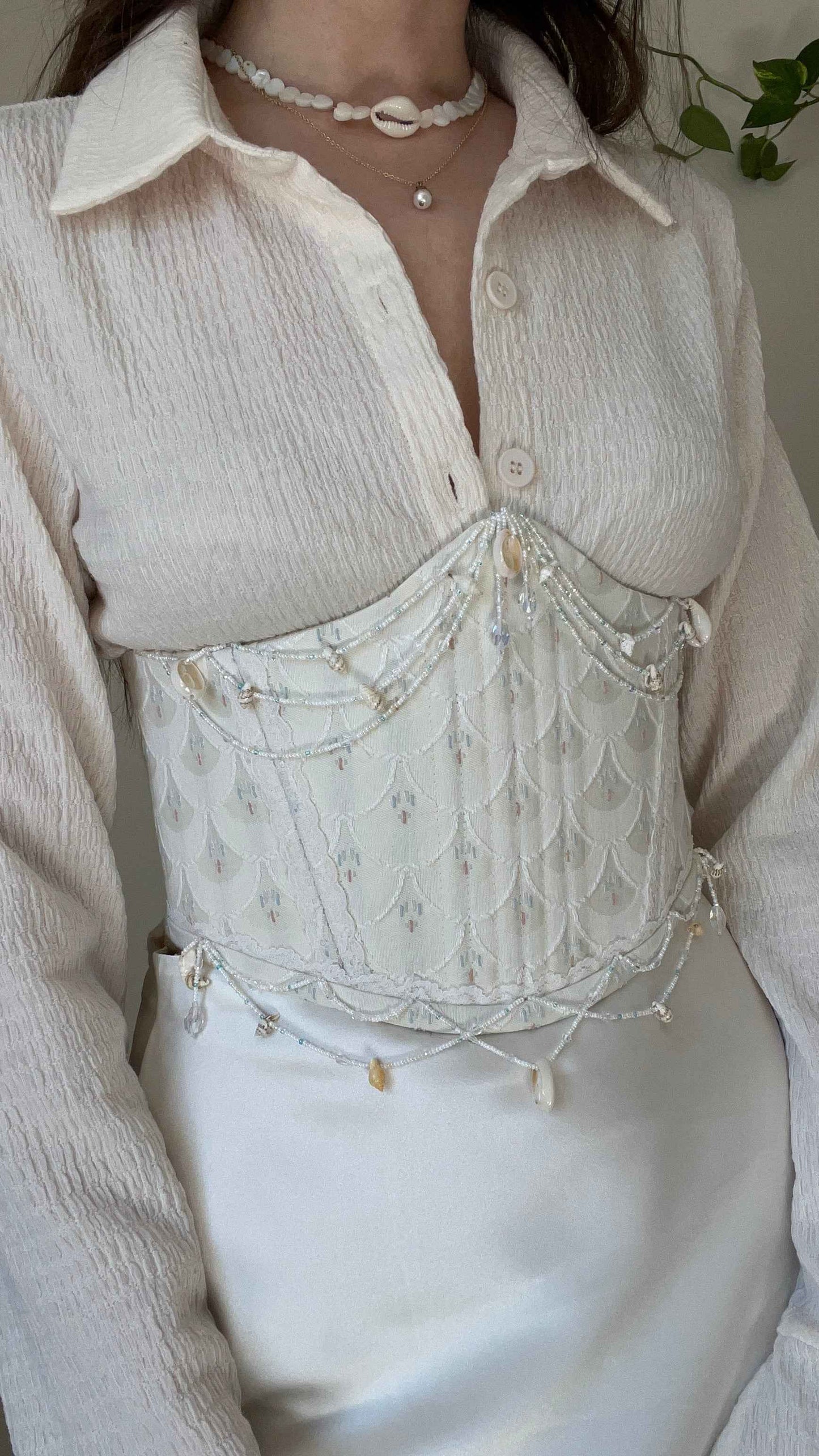 Mermaid corset belt