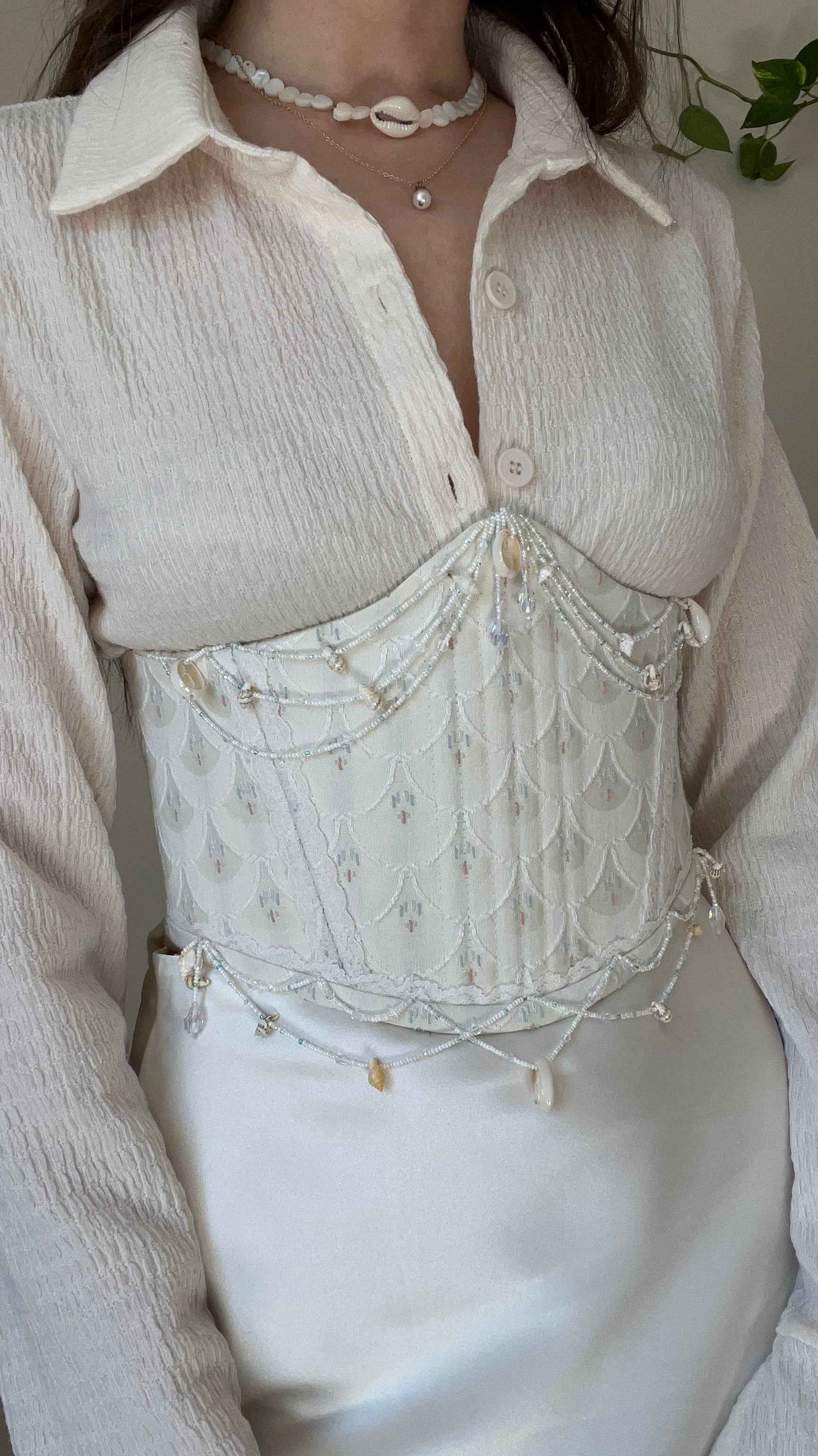 Mermaid corset belt