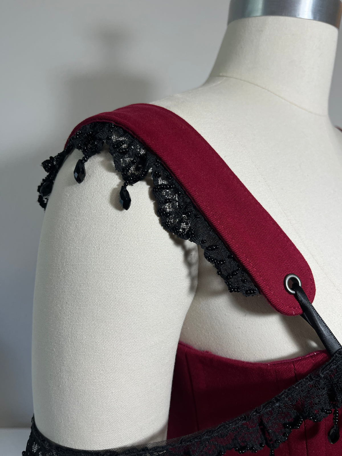 Crimson nocturne corset