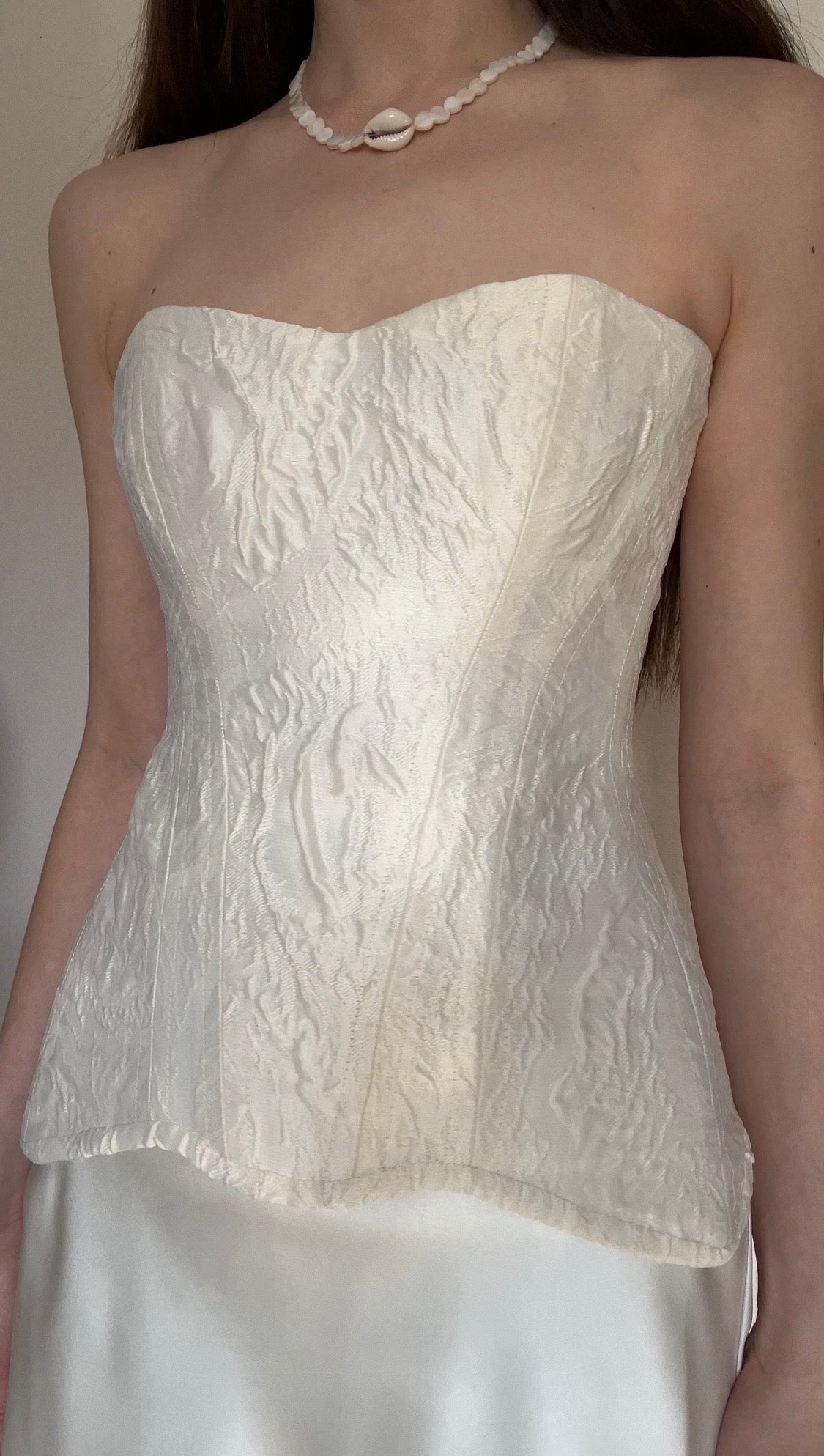 Ivory Peony Corset