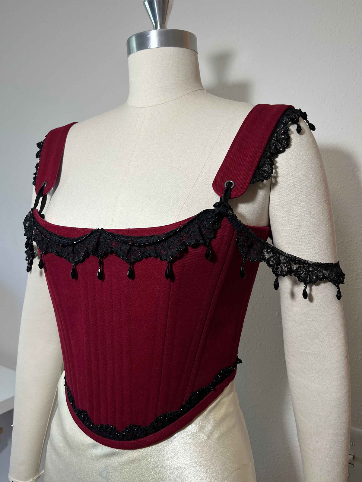 Crimson nocturne corset