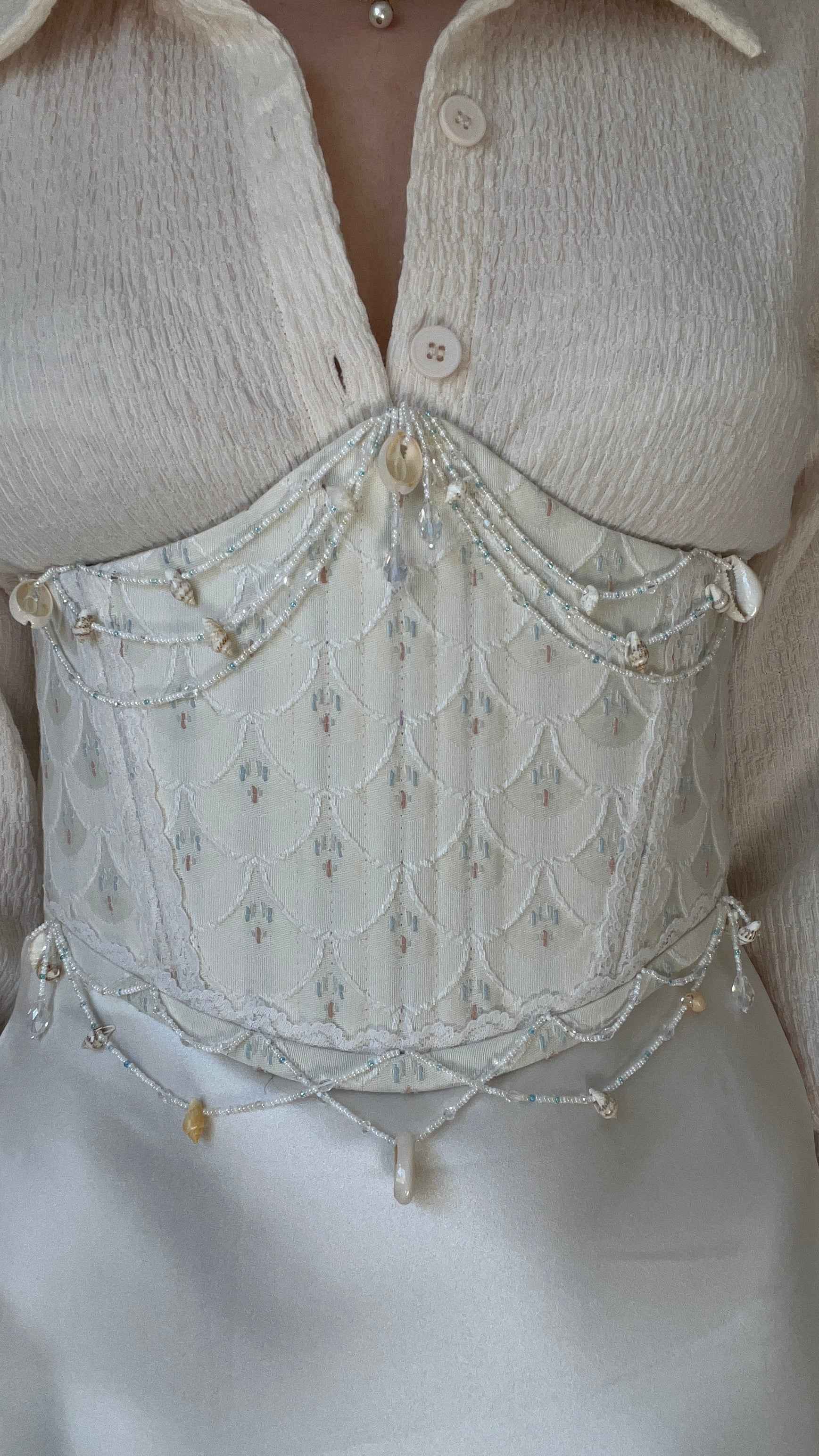 Mermaid corset belt