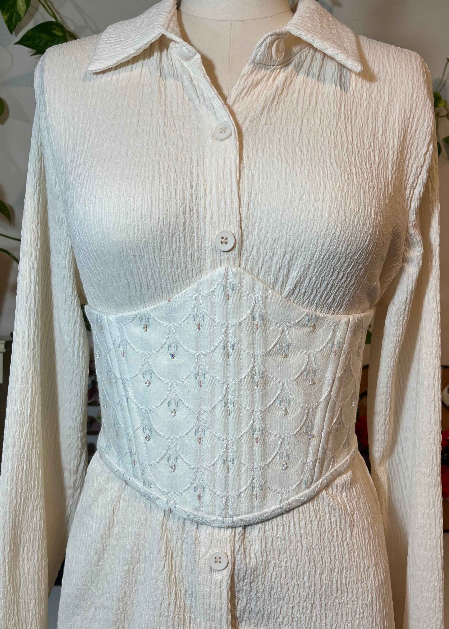 “Nerine” underbust corsage belt