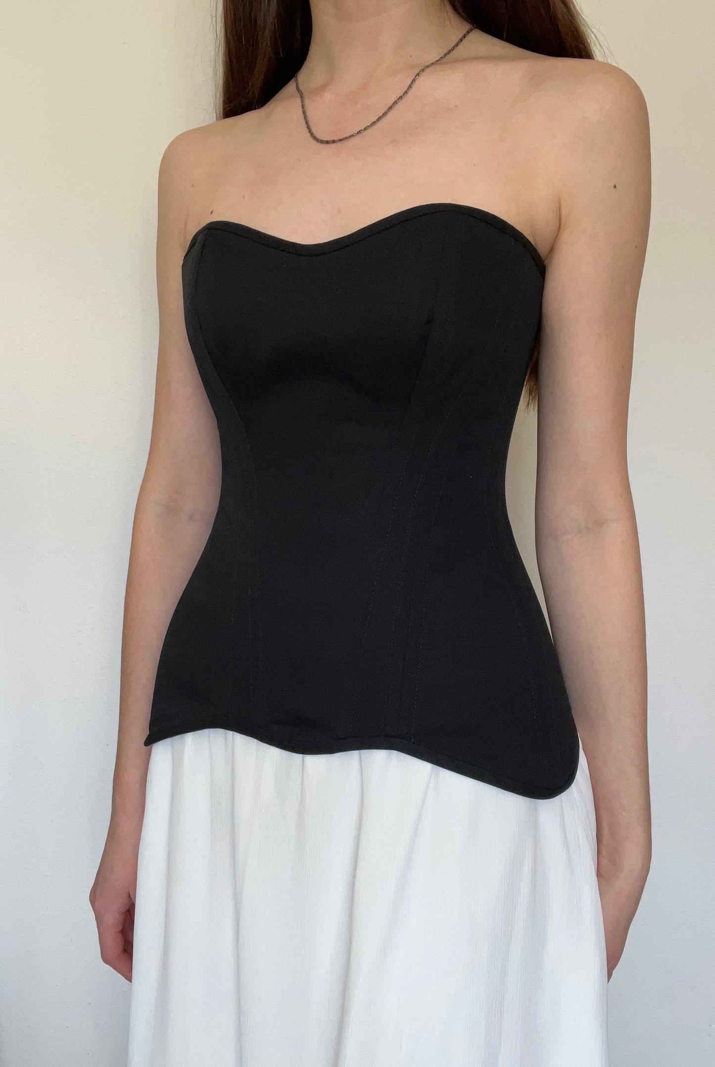 Signature Noir Strapless Corset