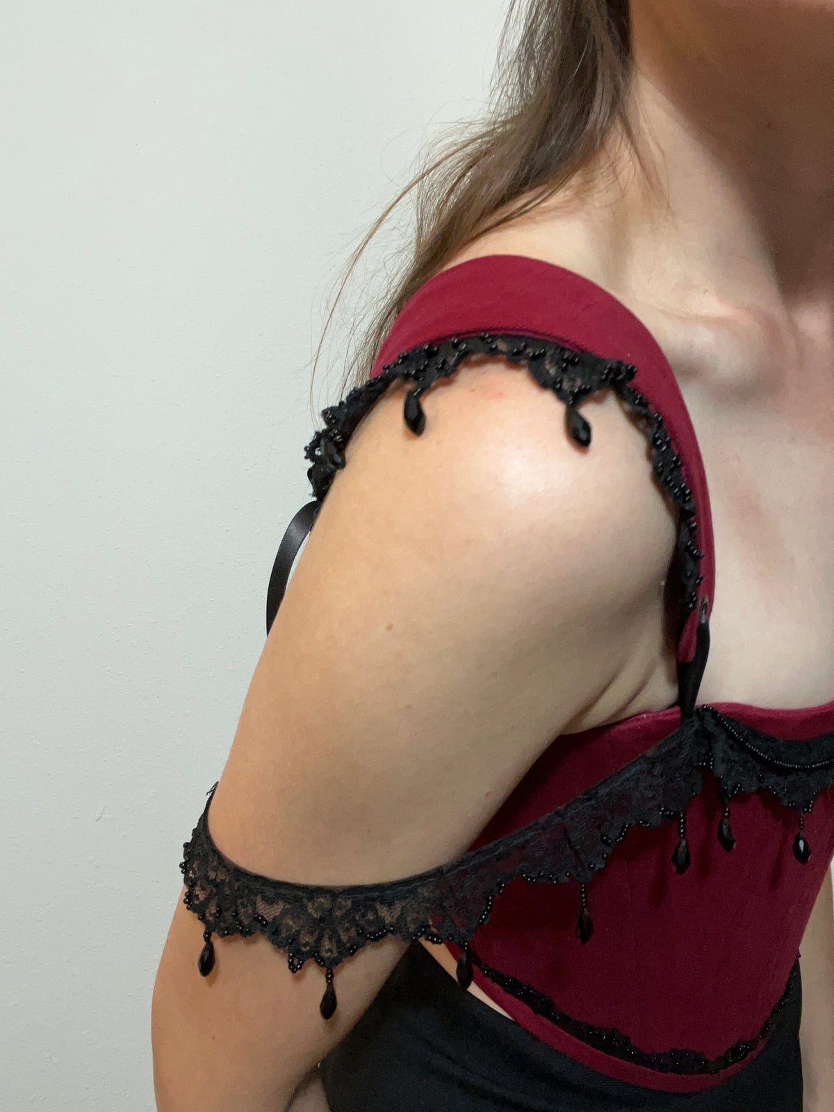 Crimson nocturne corset